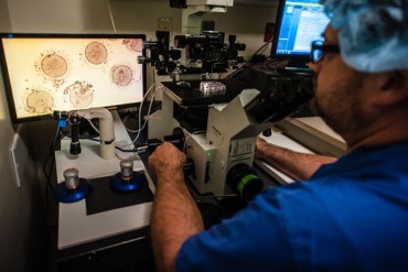 Shady Grove Fertility, long known for IVF, is now offering egg freezing services for women with health issues or who would otherwise want to postpone childbirth to a later date. (Photo by Andre Chung for The Washington Post via Getty Images)