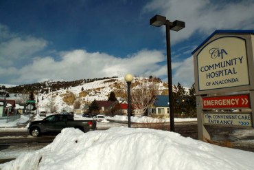 Montana's hospital association is backing Governor Steve Bullock's Medicaid expansion plan. Most are small, " critical access hospitals (25 beds or fewer) like this one in the town of Anaconda. (Photo by Eric Whitney/Montana Public Radio)