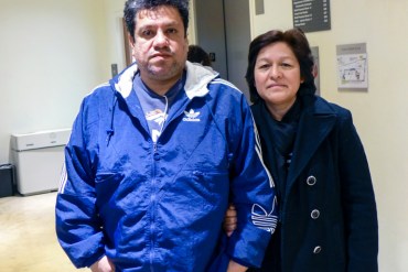 Rodolfo and Norma Santaolalla, of Arlington, Va., recently sought help enrolling in the Affordable Care Act (Photo by Mary Agnes Carey/KHN).