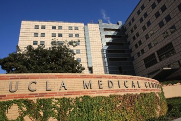 Ronald Reagan UCLA Medical Center in 2008 in Los Angeles, California. (Photo by David McNew/Getty Images)