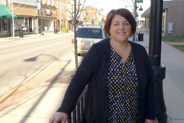 Geri Boyer, who runs a bed and breakfast and an engineering firm on Main Street Belleville. She opposes the hospital move. (Photo by Phil Galewitz/KHN)