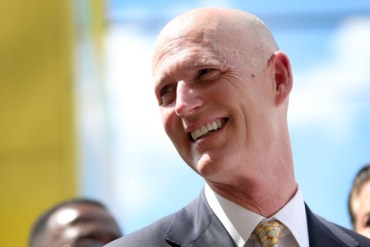 Florida Governor Rick Scott on in March 2015 in Hialeah, Florida.  (Photo by Joe Raedle/Getty Images)
