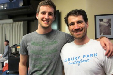 Keith Love (l) and Jimmy Murphy are first-year “Hu-Med” students at Mount Sinai. Neither majored in a “hard” science like biology or physics, nor did they have to take the dreaded medical school admission test. (Photo: Cindy Carpien for KHN) 