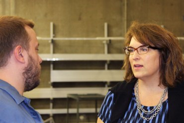 Jan Hawkins, one of the co-owners of the equipment distribution firm John Henry Foster, says going to a private exchange has given the company much more flexibility in budgeting for health care costs. (Photo by Mark Zdechlik/MPR)