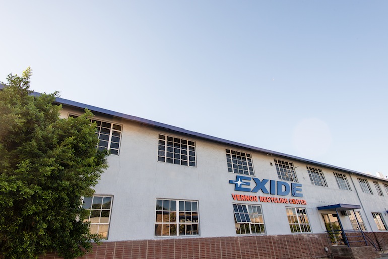 State officials shut down Exide Technologies in Vernon, California, in April due to emissions of arsenic that posed a health risk to more than 110,000 people in the nearby communities of Boyle Heights, East Los Angeles and Commerce (Photo by Heidi de Marco/KHN).