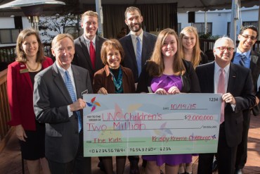 In October, the student group behind the Krispy Kreme Challenge, an annual charity race in Raleigh, N.C., pledged to raise a total of $2 million for the race's namesake clinic and UNC Children's Hospital.
