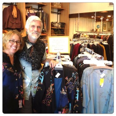 Mike Roach and wife, Kim, co-owners of Palmona Clothing, a womens clothing store in Portand, Ore. They used the Obamacare small business exchange to provide health coveage to their workers. (Photo courtesy of Roach Family)