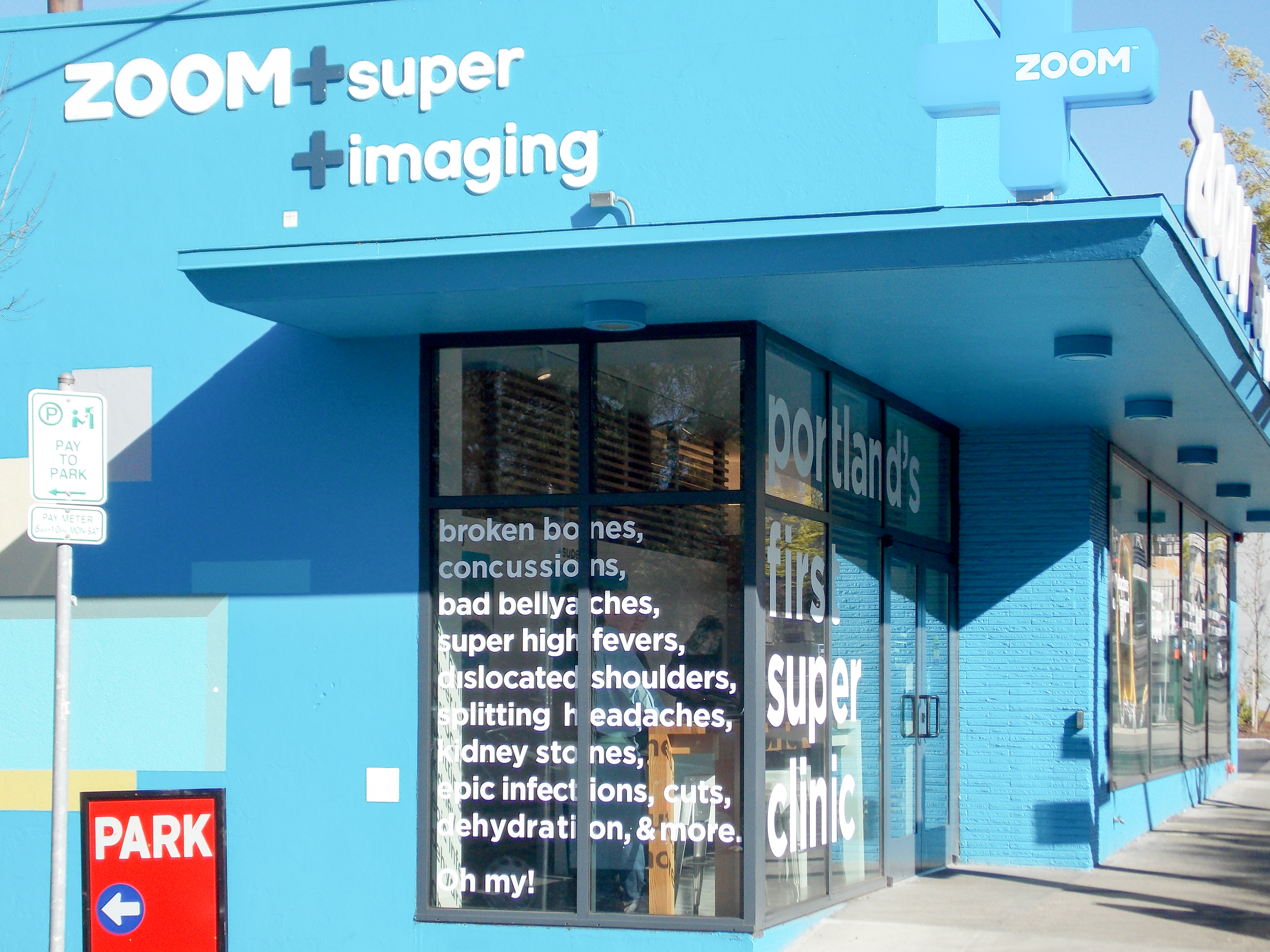 Zoom+ opened an emergency clinic in Portland to treat patients with broken bones and other accidents. The new clinic was part of an expansion that included adding primary care, specialist visits and an insurance plan.