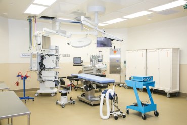 The two-story SCL Health Community Hospital-Southwest opened in Denver in May. The microhospital offers two operating rooms. (Courtesy of Emerus and SCL Health)