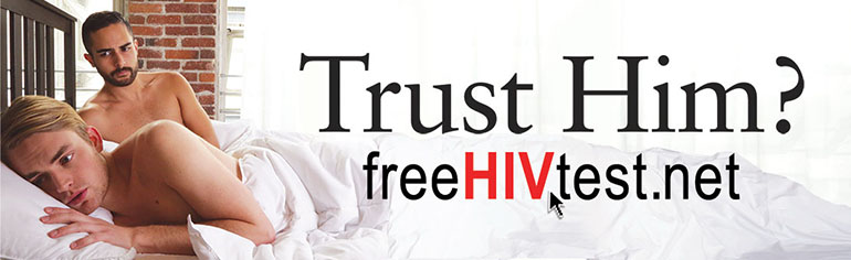One of many ads sponsored by the AIDS Healthcare Foundation. (Image courtesy of the AIDS Healthcare Foundation)