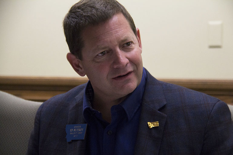 State Sen. Ed Buttrey designed Montana’s Medicaid expansion and a voluntary job training program linked to it. (Corin Cates-Carney/Montana Public Radio)
