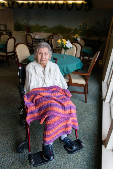 Marquez, 85, was diagnosed with Alzheimer’s disease eight years ago. She lived in the same house for 50 years, but one day she couldn’t find her way back home. (Heidi de Marco/KHN)