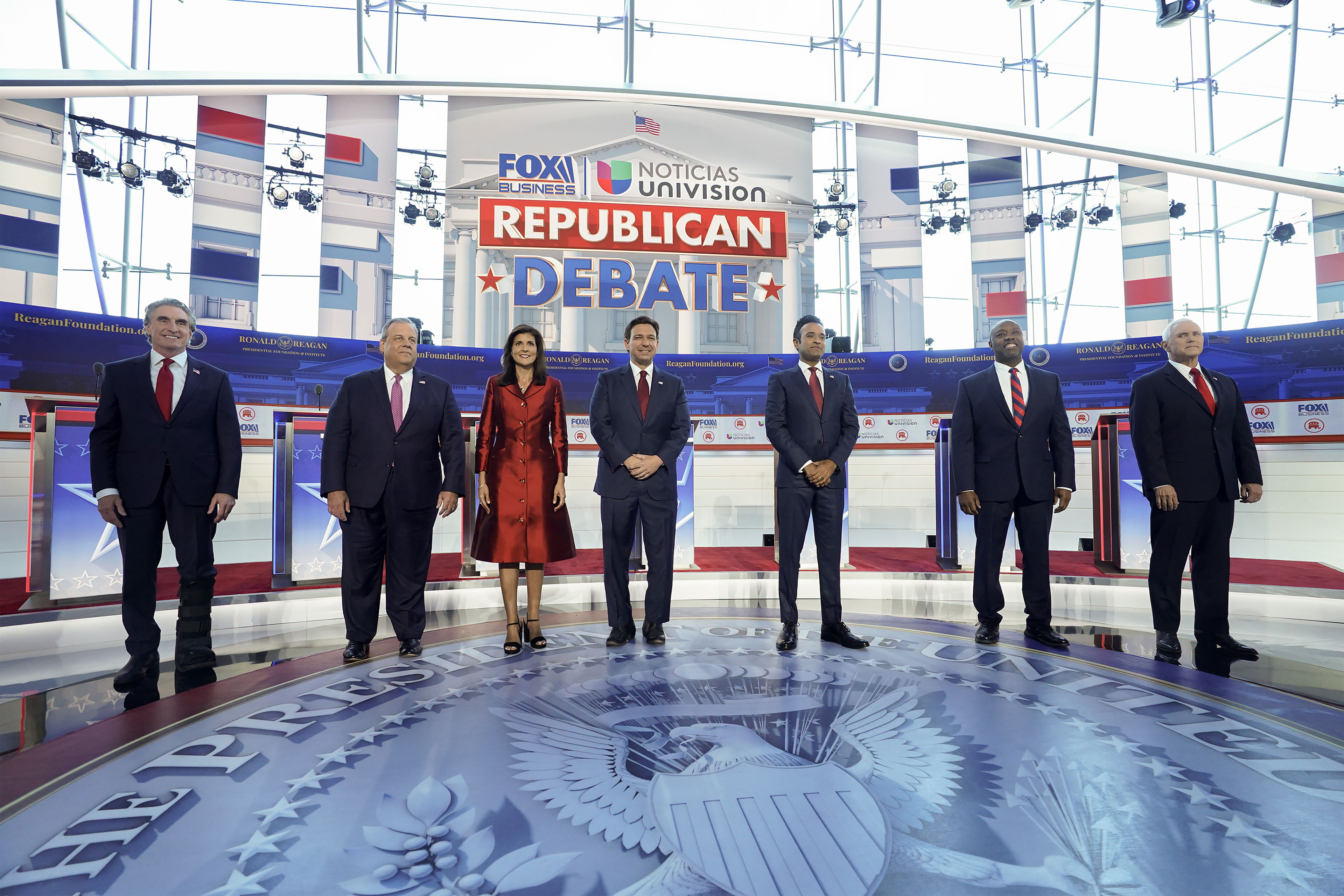 GOP Presidential Major Debate No. 2: An Indignant Rematch and the Identical Notable No-Present