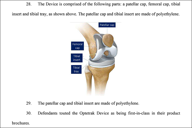 A section of a document a diagram of a device in a knee between paragraphs of the document's text.