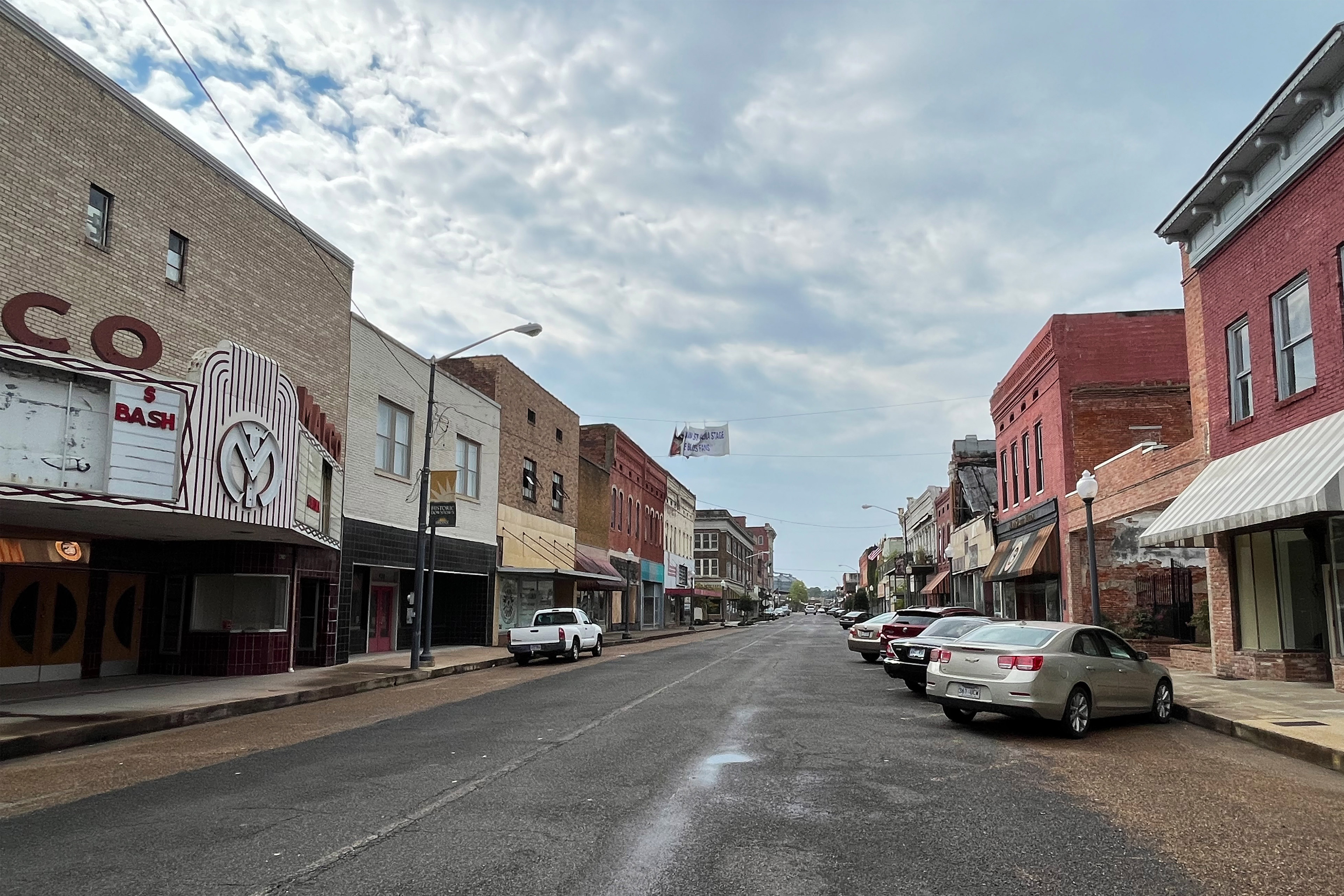 A photo of a street in Helena-West Helena.