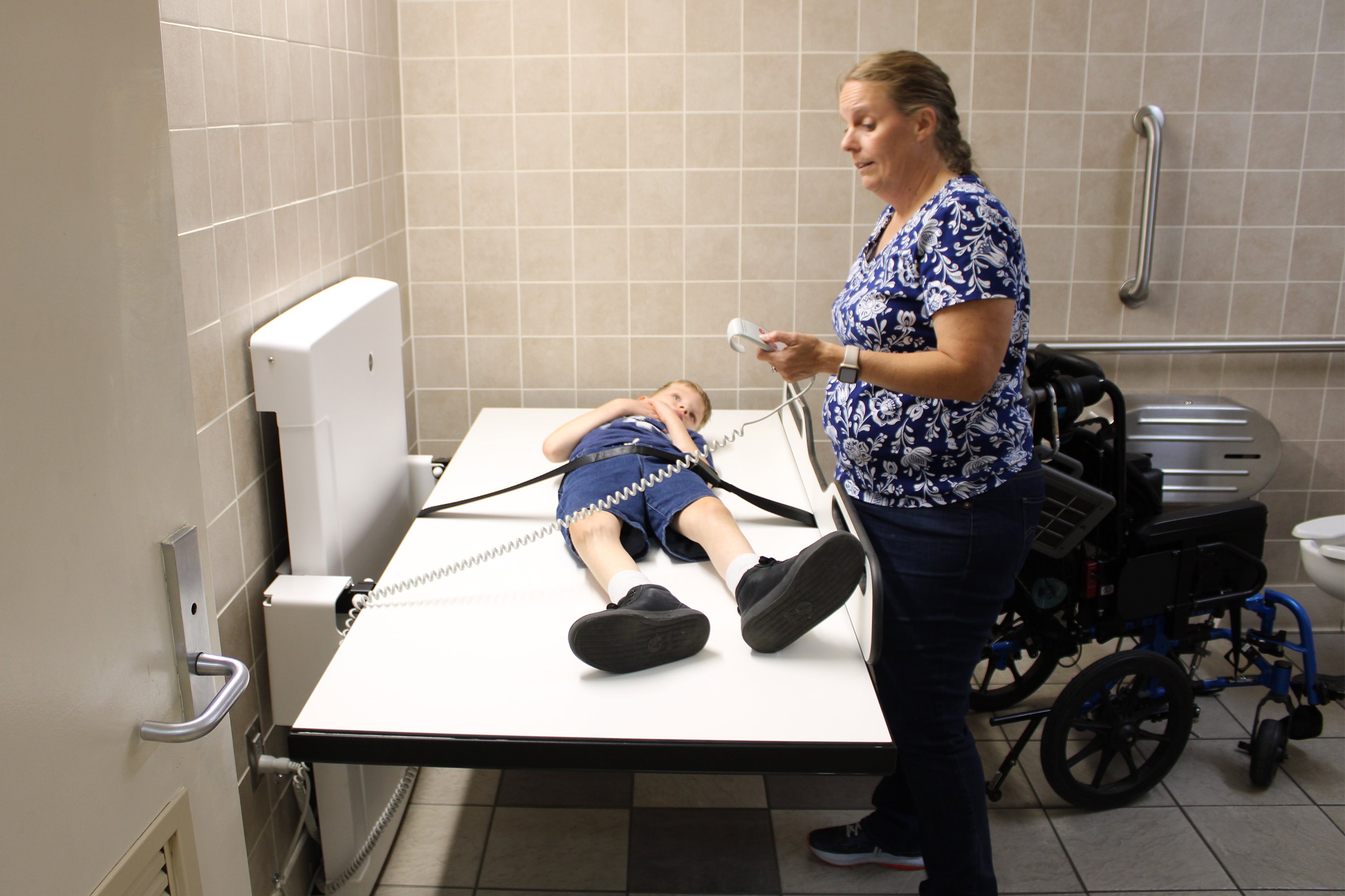 More Restrooms Have Adult Size Changing Tables To Help People With Disabilities KFF Health News