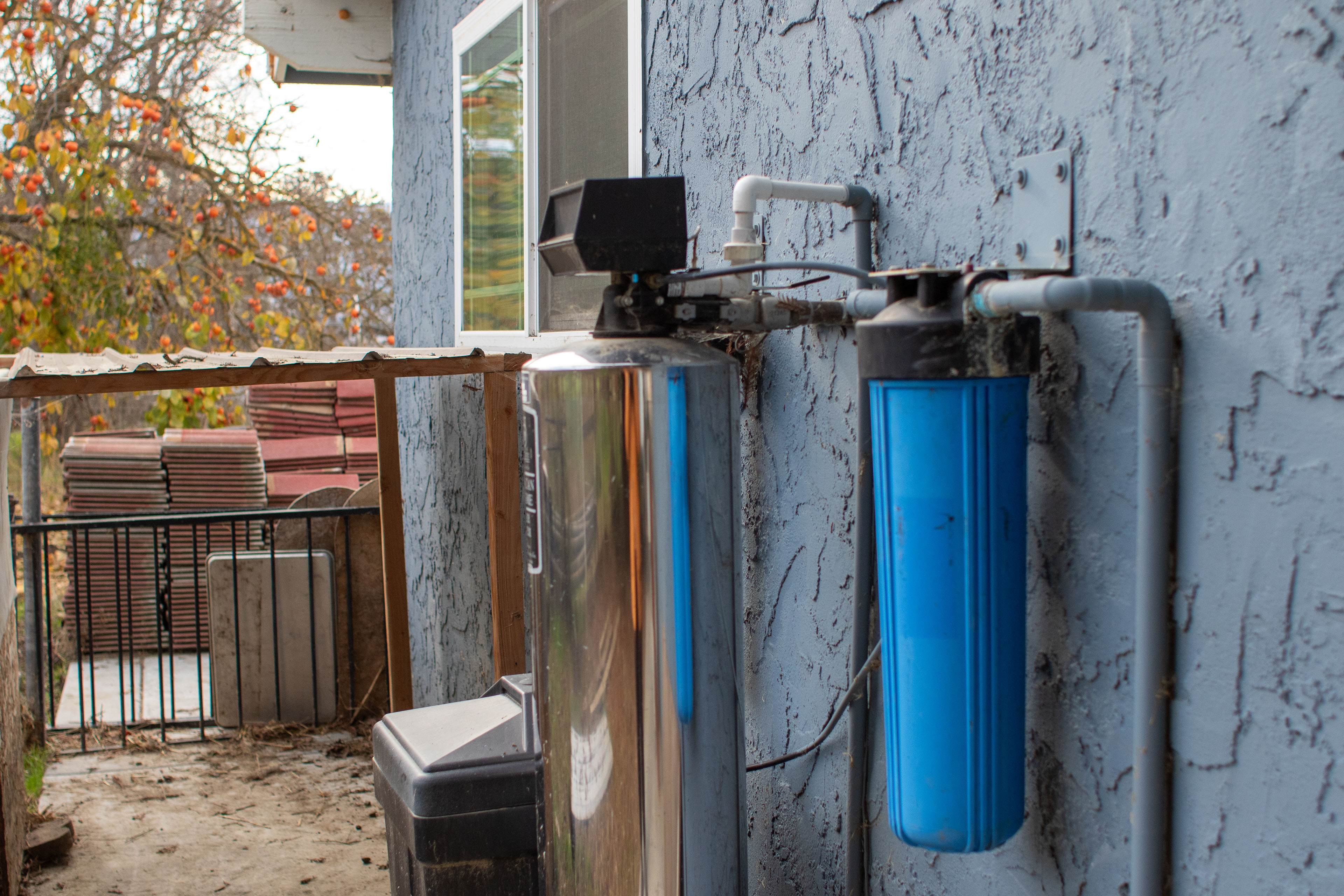 A photograph of a water filtration system.