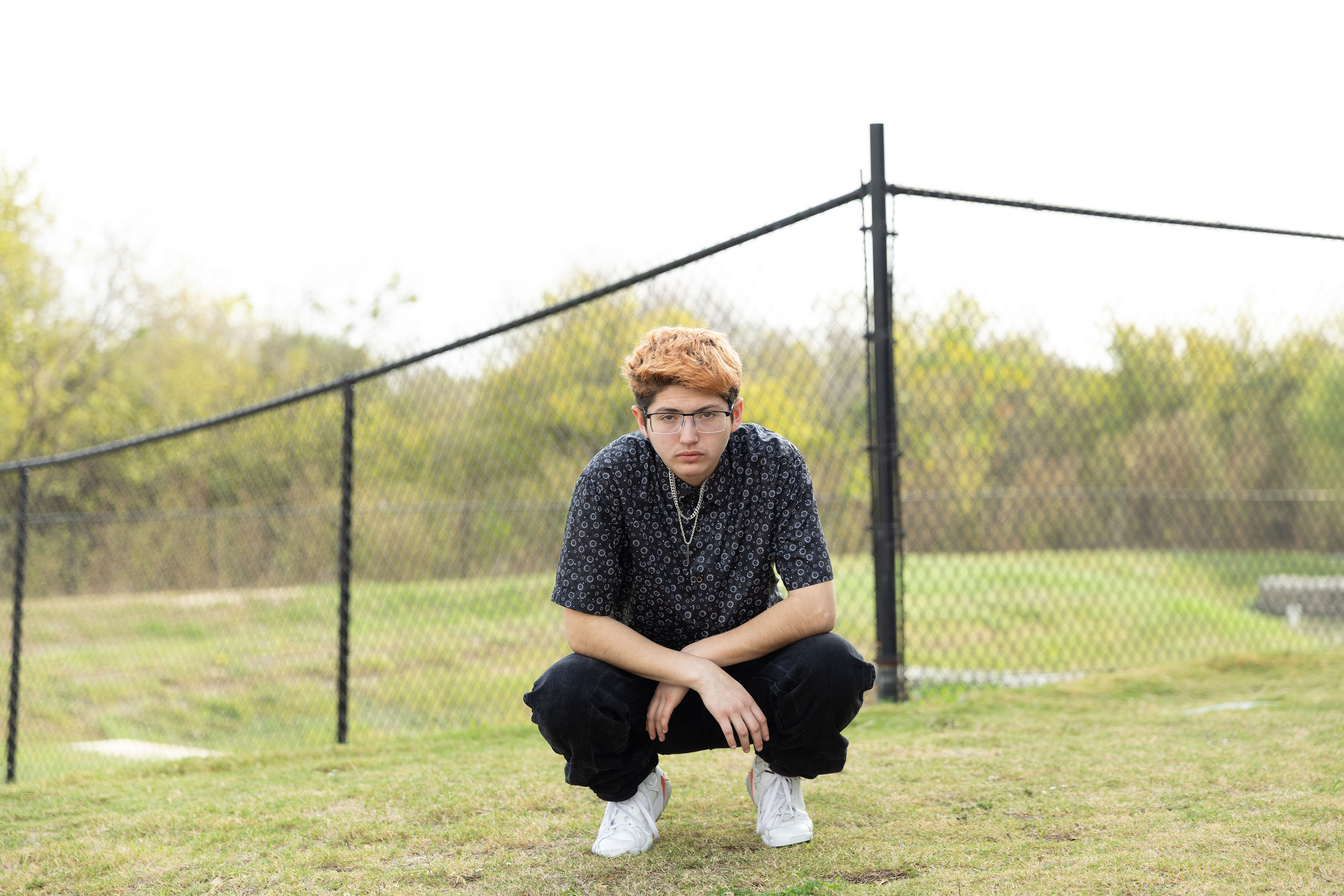 A portrait of a 20-year-old man.