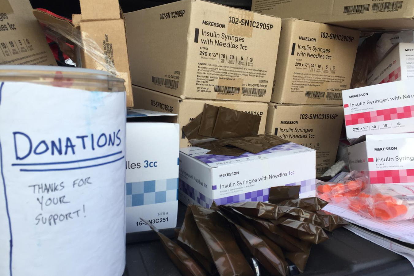 Syringe exchange supplies