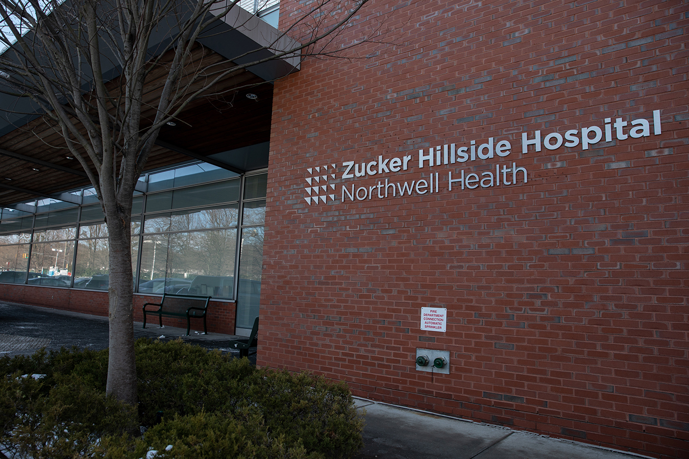 Image of signage outside Zucker Hillside Hospital