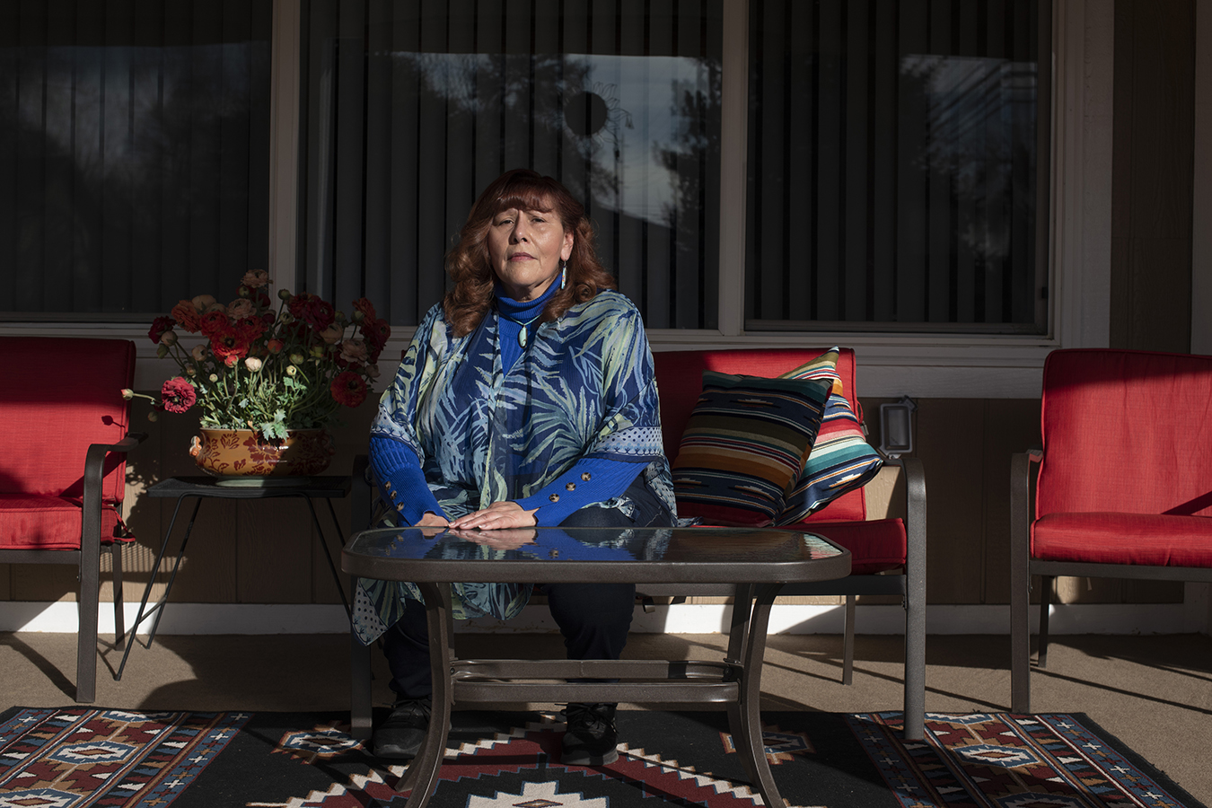 Portrait of Stephanie Salazar-Rodriguez at her home