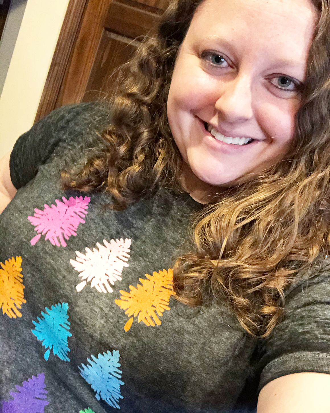 A selfie of Kristin Novotny