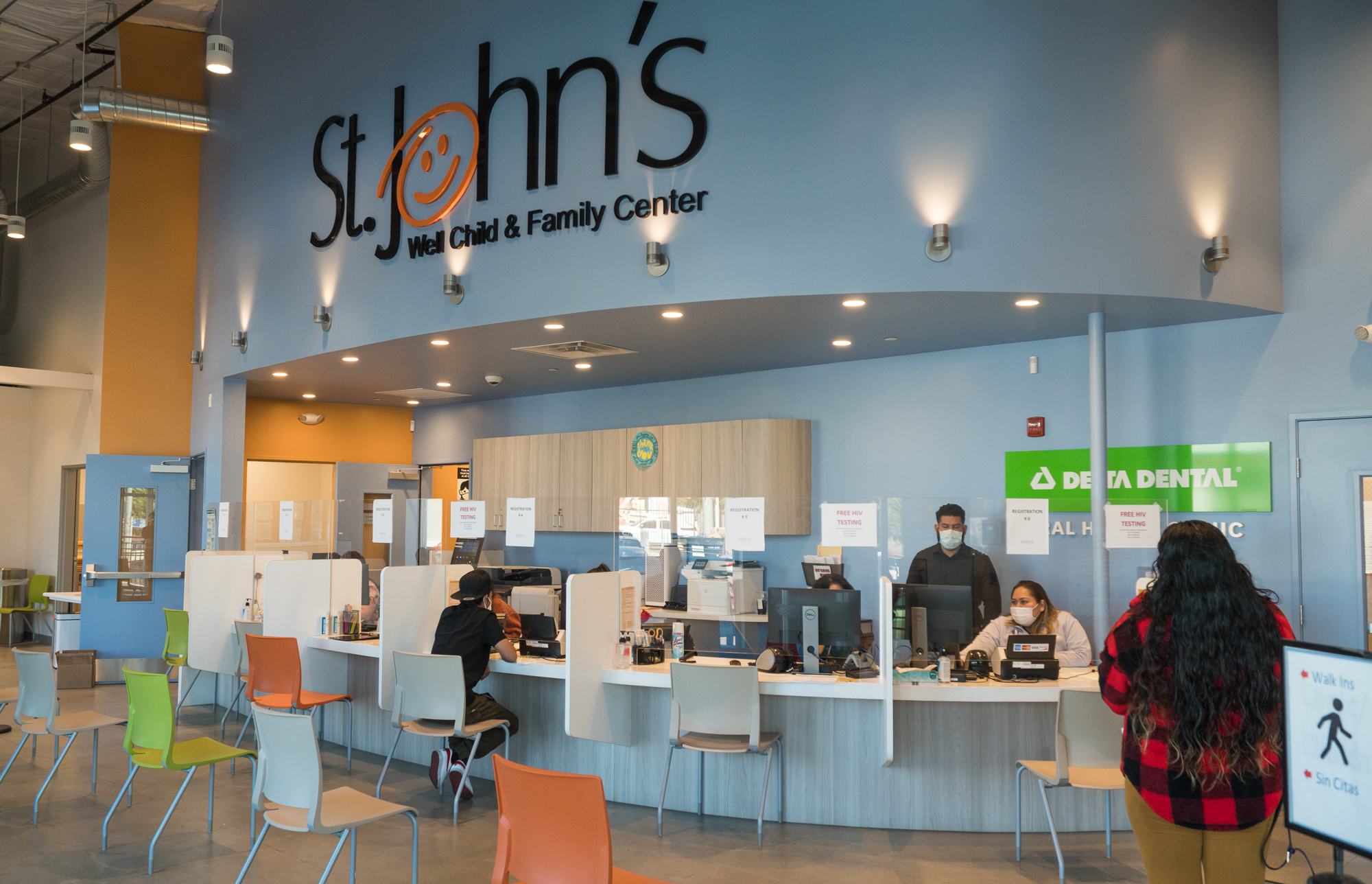 A photo of the inside of a health clinic.