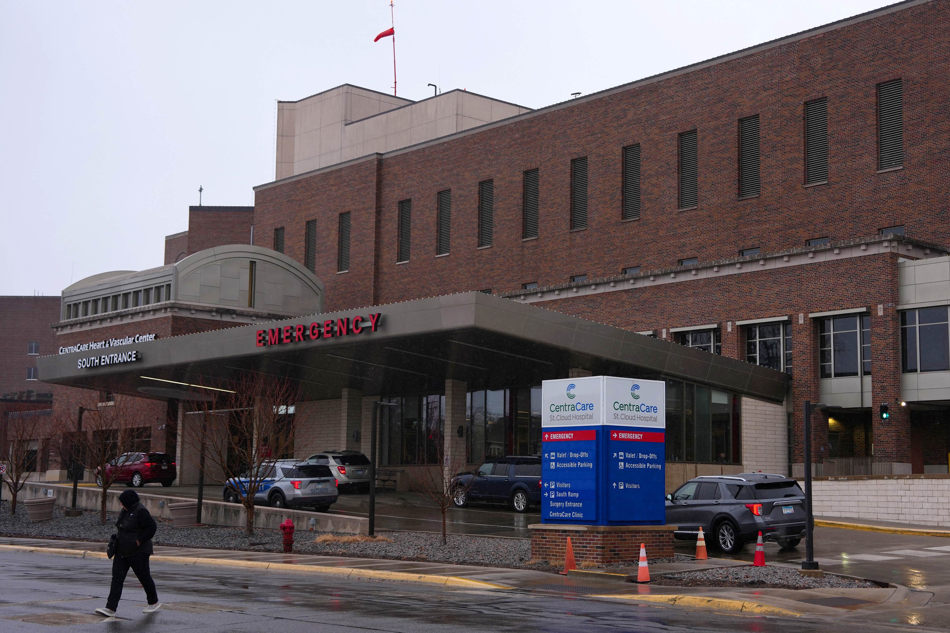 The exterior of CentraCare’s flagship hospital in St. Cloud, Minnesota.