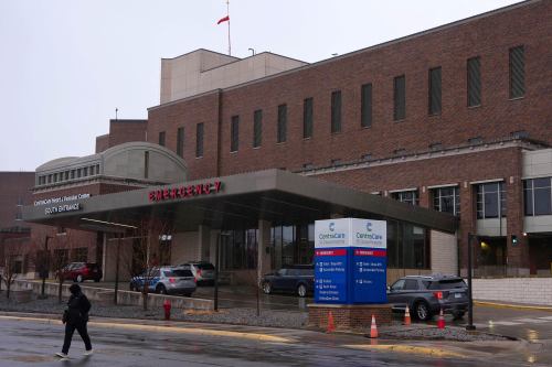 The exterior of CentraCare’s flagship hospital in St. Cloud, Minnesota.