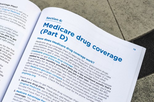 A photo of a page in the Medicare & You 2026 handbook entitled, "Section 6: Medicare drug coverage (Part D)"